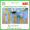 Bộ amenities lúa mạch đóng túi kraft nâu cho khách sạn 1 - 2 sao