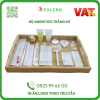 Bộ amenities khách sạn trắng đóng túi comfort
