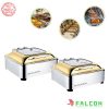 Nồi hâm buffet vuông trợ lực cao cấp khách sạn nắp liền