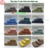 Bộ 12 màu khăn cao cấp dành cho khách sạn.