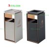 Thùng rác sảnh inox phủ nano cao cấp dành cho khách sạn.