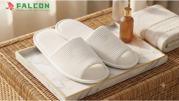 Dép vải tổ ong dùng nhiều lần