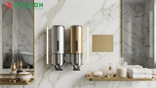Bình đựng dung dịch gắn tường đơn inox 304